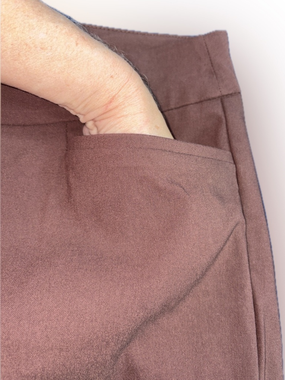 Chico's Straight-Leg Pull-On Pants in Brown - Picture 4 of 9